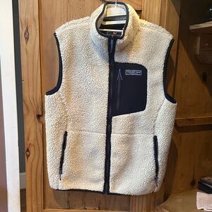 Vineyard Vines Navy Fleece Vest
